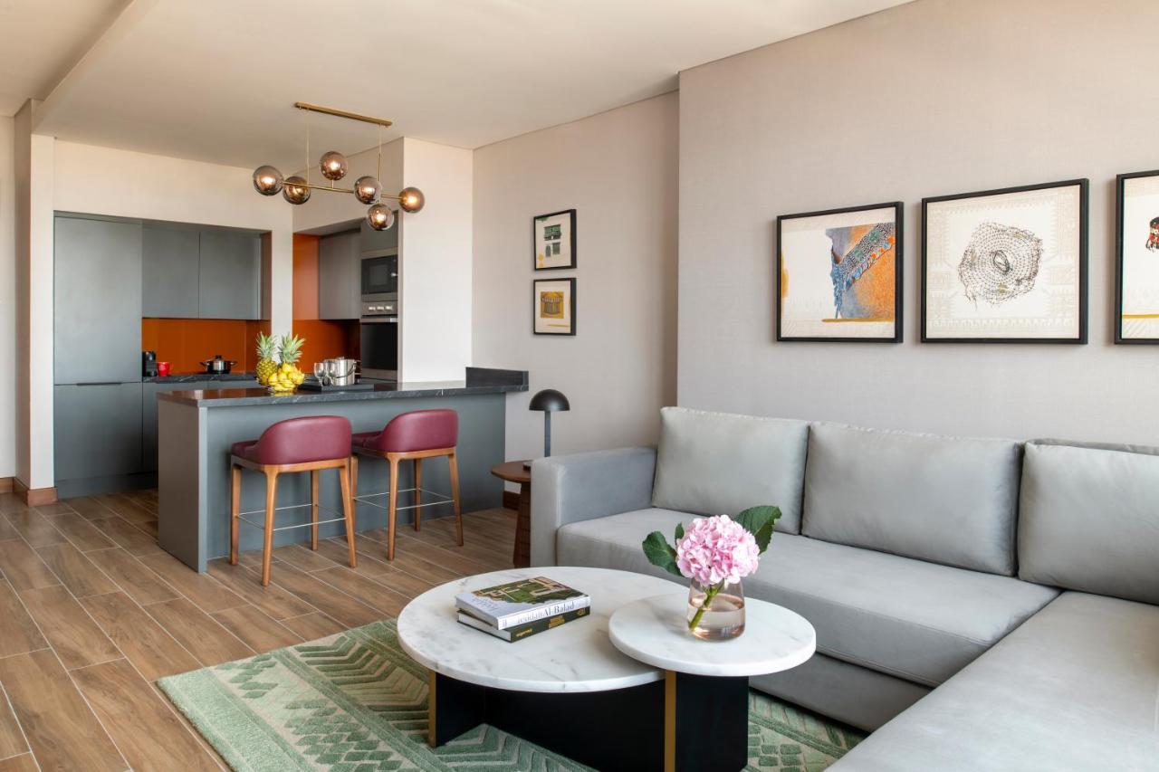 Swissotel Living Dzsidda Kültér fotó The interior of a typical apartment