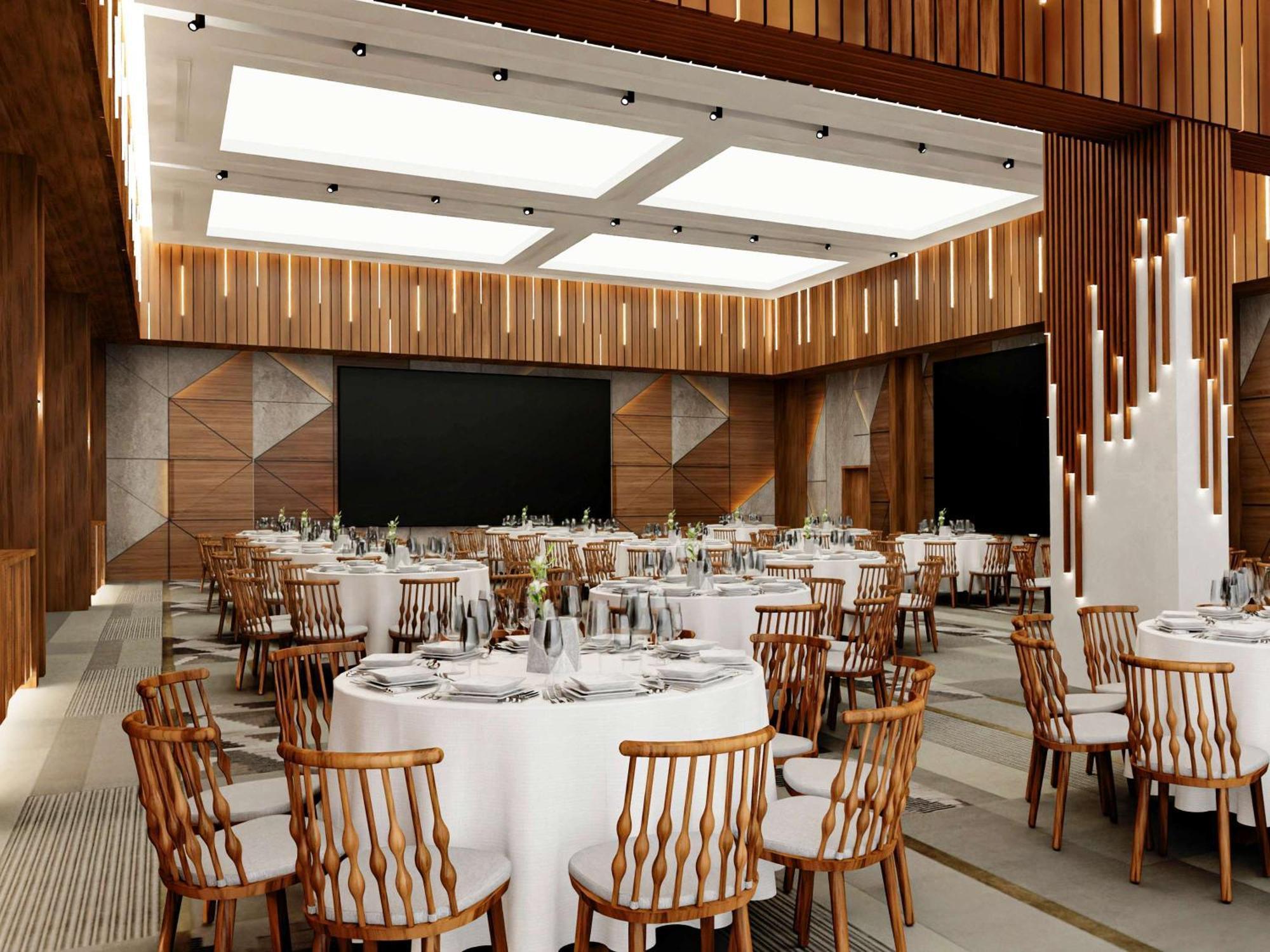 Swissotel Living Dzsidda Kültér fotó The interior of the new conference centre