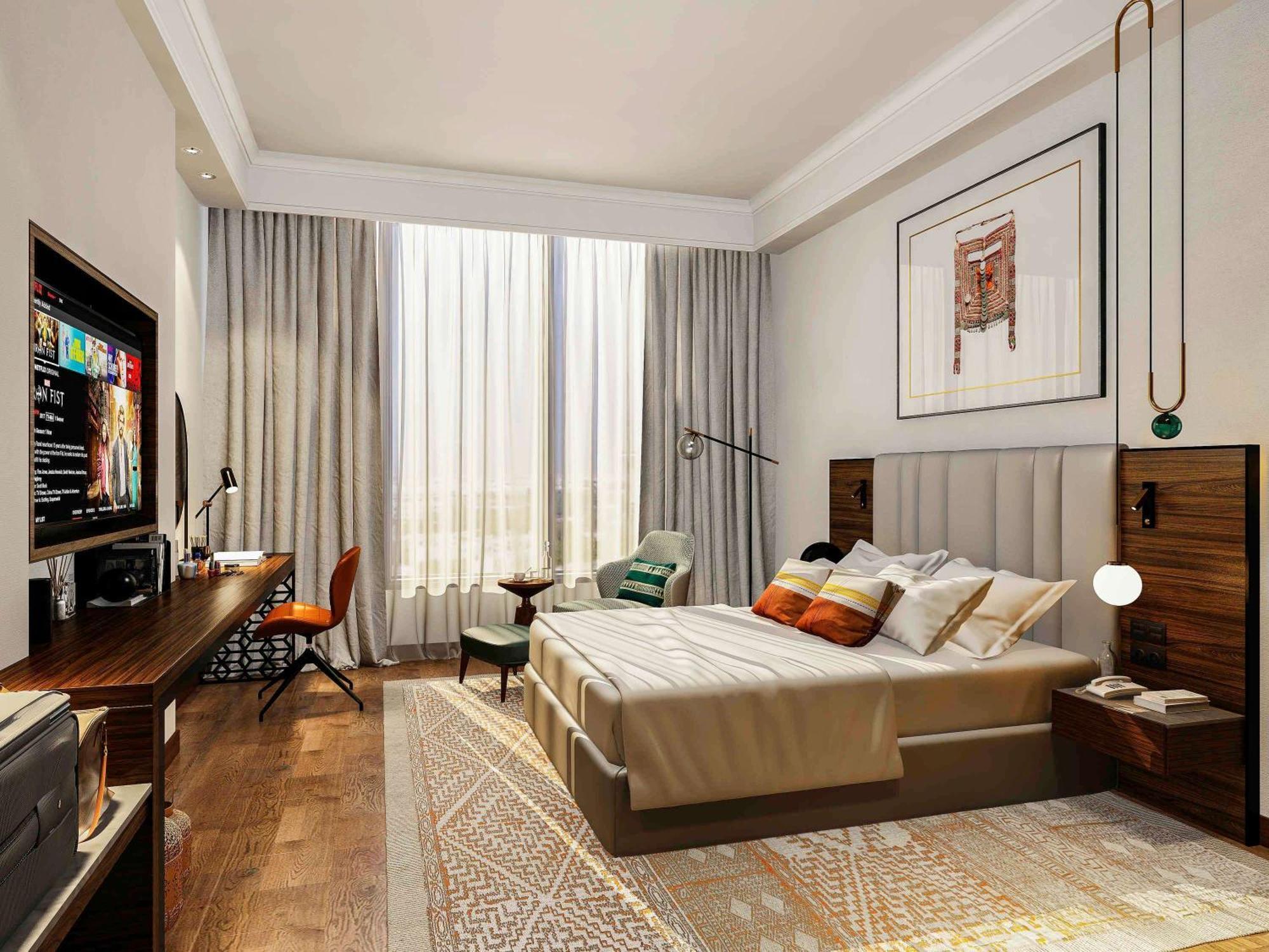 Swissotel Living Dzsidda Kültér fotó A bedroom at the hotel